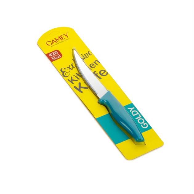 KI-206 - Goldy 9 " Talwar laser Knife (420 High Carbo Steel)